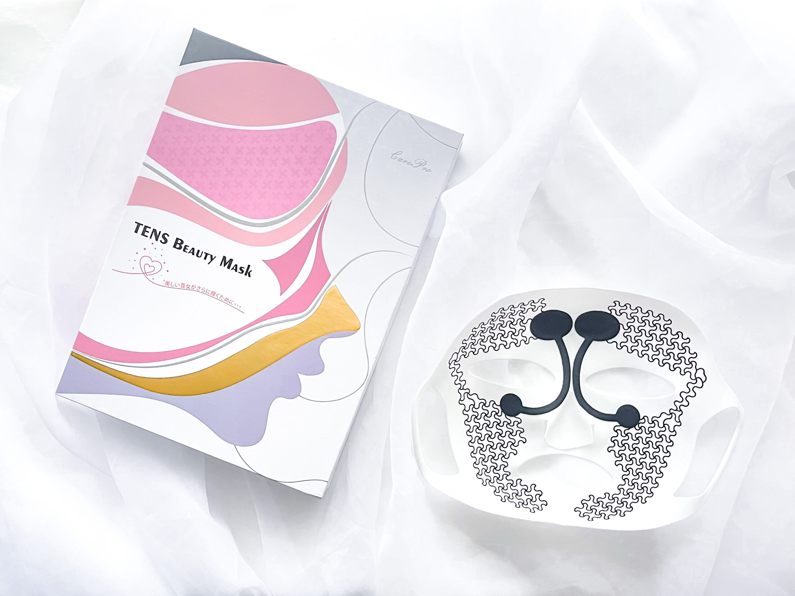 ヒト幹細胞 TENS Beauty Mask 美顔器 美肌 ホームエステ-