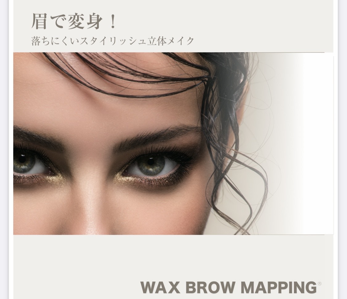 ワックスブロウマッピング　WAX BROW MAPPING　