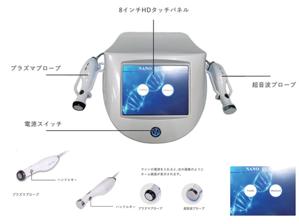 プラズマシャワー 業務用マシンNANOPLASMA｜有限会社アイエヌジー